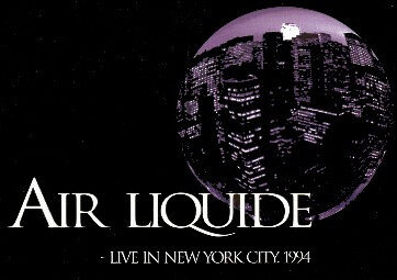 Air Liquide - Live In New York City. 1994 (12", Ltd, Blu)