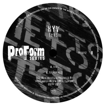 HYV - TÖKS (12", Single, Ltd, Num)