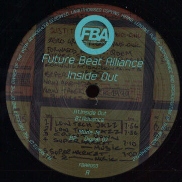 Future Beat Alliance - Inside Out (12")