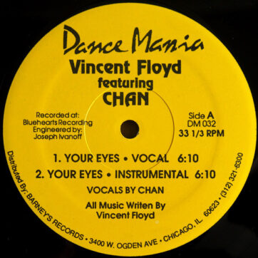 Vincent Floyd Featuring Chan - Your Eyes (12")