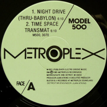Model 500 - Night Drive (Thru-Babylon) (12", RE, RP)