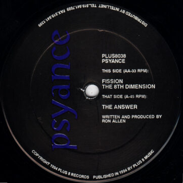 Psyance - The Answer (12")