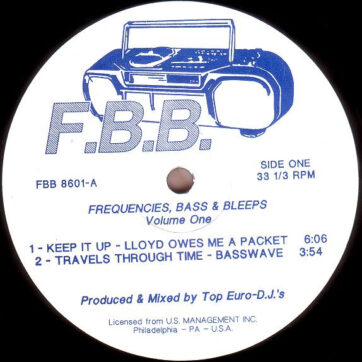 Various - Frequencies, Bass & Bleeps Volume One (12", Unofficial)