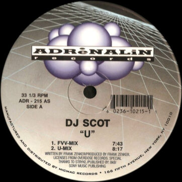 DJ Scot Project - U (12")