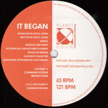 Unknown Artist - It Began (12")