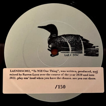 Farren Laen - To Will One Thing (12", Num)