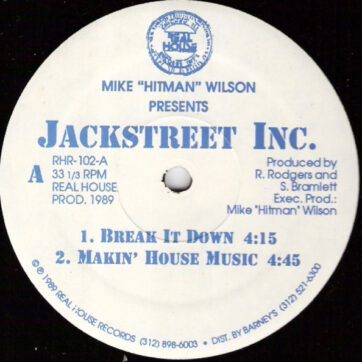 Mike "Hitman" Wilson Presents Jackstreet Inc. - Break It Down (12")
