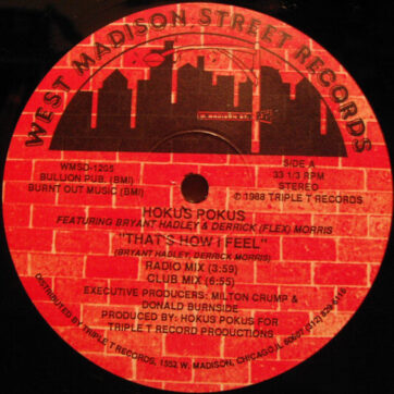 Hokus Pokus Featuring Bryan "B-Side" Hadley & Derrick Morris - That's How I Feel (12")