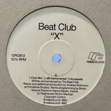The Beat Club - X (12")