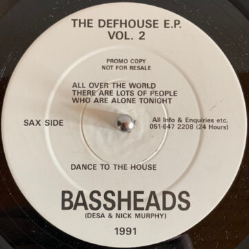 Bassheads - The Defhouse E.P Vol. 2 (12", EP, Promo)