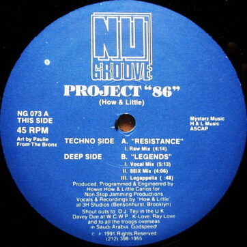 Project 86 - Resistance (12")