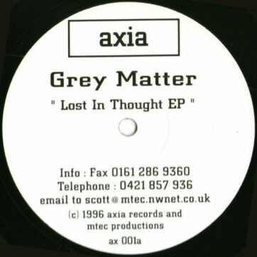 Grey Matter - Lost In Thought (12")