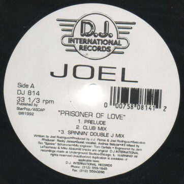Joel Rodriguez (2) - Prisoner Of Love (12")