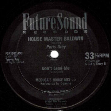 Terry Baldwin Featuring Paris Grey - Don't Lead Me (12")