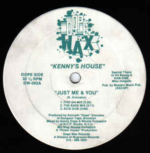 Kenny's House - Just Me & You  (12")