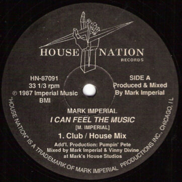 Mark Imperial - I Can Feel The Music (12")