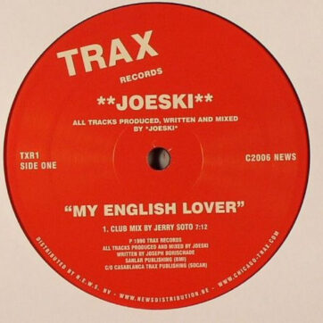 Joeski (2) - My English Lover (12", RE)