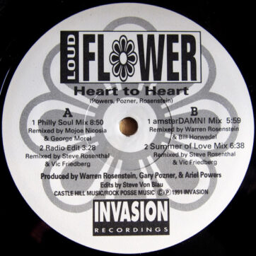 Loud Flower Featuring Fonda Rae - Heart To Heart (12")