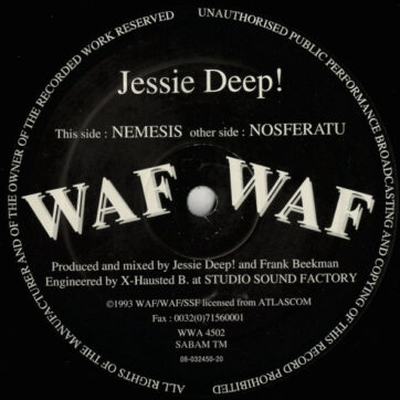 Jessie Deep! - Nosferatu / Nemesis (12")