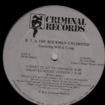 R.T. & The Rockmen Unlimited - (I Want To Go To) Chicago (12")
