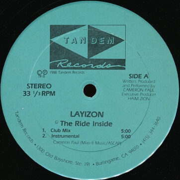 Layizon - The Ride Inside (12")