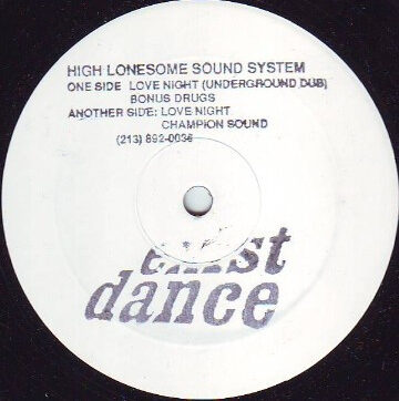 High Lonesome Sound System - Love Night (12", W/Lbl, Sta)