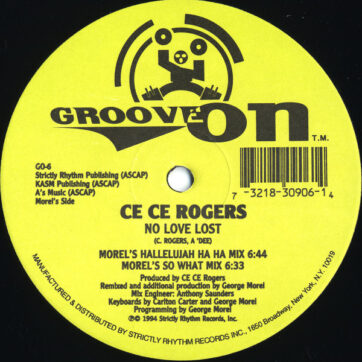 Ce Ce Rogers - No Love Lost (12")