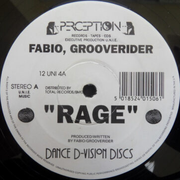Fabio, Grooverider - Rage (12")