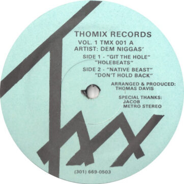 Dem Niggas - Thomix Records Vol. 1 (12", Gre)