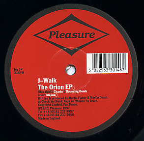 J-Walk - The Orion EP (12", EP)