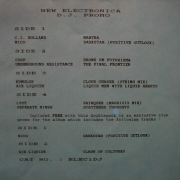 Various - American And European Technological Innovations Vol. 1 (2x12", Comp, Promo, W/Lbl + 12", Ltd, Promo)