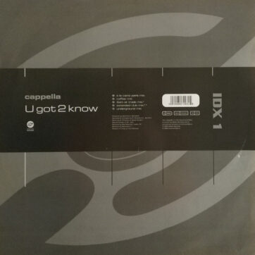 Cappella - U Got 2 Know (12")