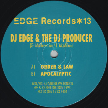 DJ Edge & The DJ Producer - *13 (12")