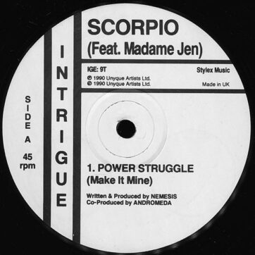 Scorpio (9) / Shades Of Black - Power Struggle / Mellow (12")