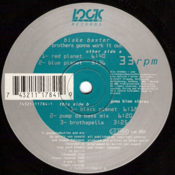 Blake Baxter - Brothers Gonna Work It Out (12", P.R)