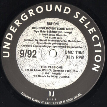 Various - Underground Selection 9/92 (12", Promo, DJ )