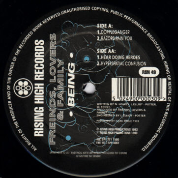 Friends, Lovers & Family - Being (12",45 RPM)