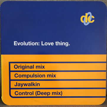 Evolution - Love Thing (12", Single)