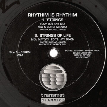 Rhythim Is Rhythim - Strings Of Life (12", RE)