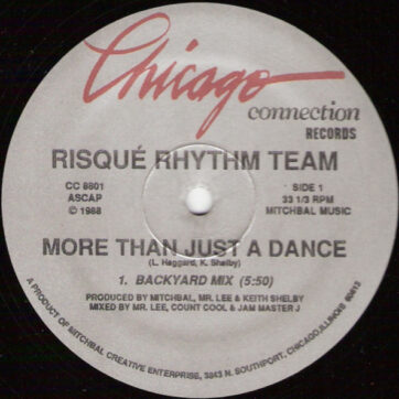 Risqué Rhythm Team - More  Than Just A Dance (12")