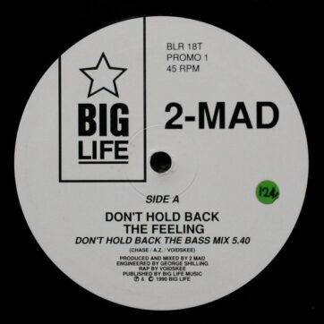 2-Mad - Don't Hold Back The Feeling (12", Promo)