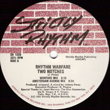 Rhythm Warfare - Two Notches (12")