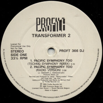 Transformer 2 - Pacific Symphony Too (12", Promo)