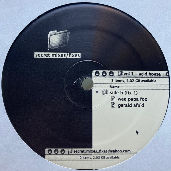Various - Secret Mixes Fixes Vol. 1 - Acid House - Image 3