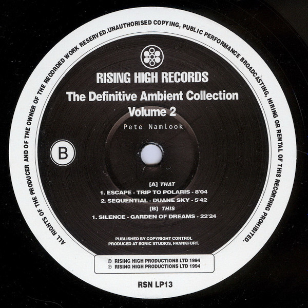 Pete Namlook - The Definitive Ambient Collection (Volume 2) (2xLP, Comp) - Image 4