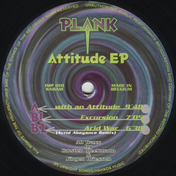 Plank - Attitude EP (12", EP)