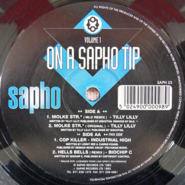 Various - On A Sapho Tip Volume 1 (12")