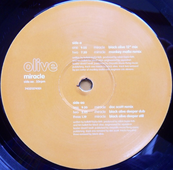 Olive - Miracle (12") - Image 3