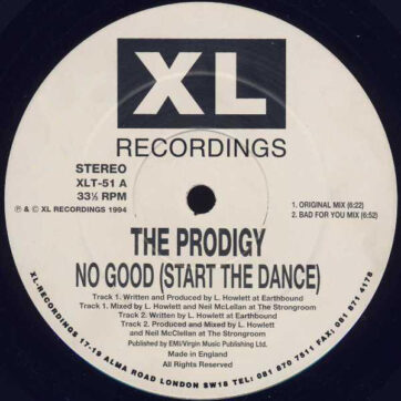 The Prodigy - No Good (Start The Dance) (12", Promo)