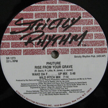 Phuture - Rise From Your Grave (12")